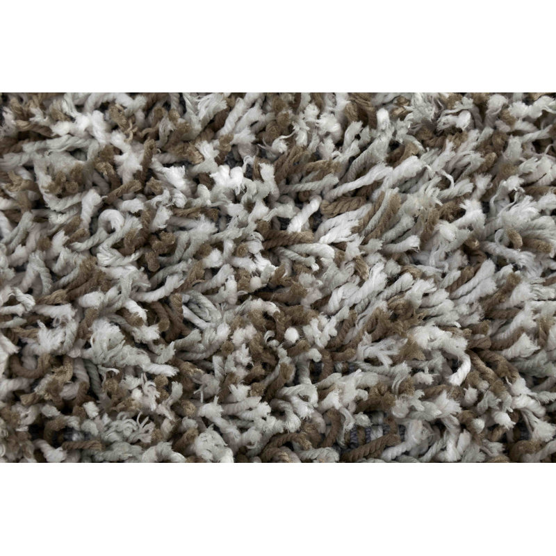 Tapis bleu fait à la main Medon, 87 po x 111 po