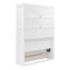 Lit escamotable mural avec tablettes Murphy