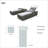 Outdoor Metal Chaise Lounge Set with Table , Cushion Included-1049072172-1049072175