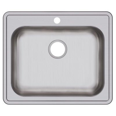 Évier de cuisine à chute l 25 po x l 21 po Dayton