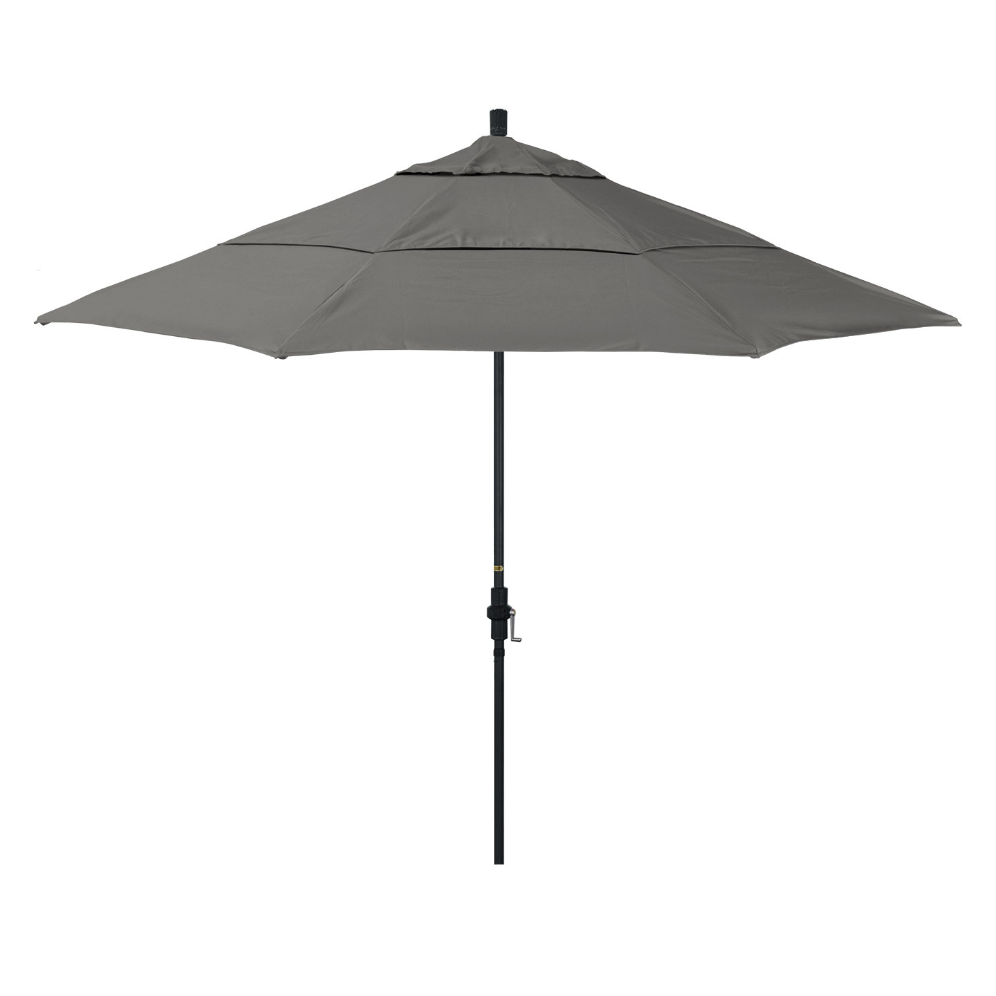 Broadmeade 11' Sunbrella® Umbrella, Canvas Charcoal Sunbrella® Canvas