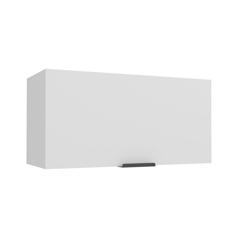 Armoire murale, 1 porte, 1 tablette, blanc