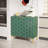 31.5'' Wide 2-Door Buffets and Sideboards Cabinet Set with Hexagonal Pattern