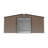 Durable Metal Sheds With Sunlit Windows, Modern Backyard Storage Solution
