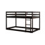 Lit simple au-dessus d'un lit mezzanine, conception polyvalente pour les chambres. Inclus. Et élégant. Lit facile à assembler conçu pour maximiser l'espace. Fiable. Requis-1665158848