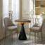 Plateau de table rond en résine époxy noire 23 po-1828695831
