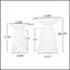 Ensemble de 2 tables d'appoint en fer Serenita-1172362109