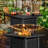 28″ Outdoor Square Propane Gas Fire Pit Table