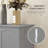 72.5" Kitchen Pantry Storage Cabinet, Freestanding Kitchen Cupboard With 4 Doors And Adjustable Shelves For Dining Room-1975684769