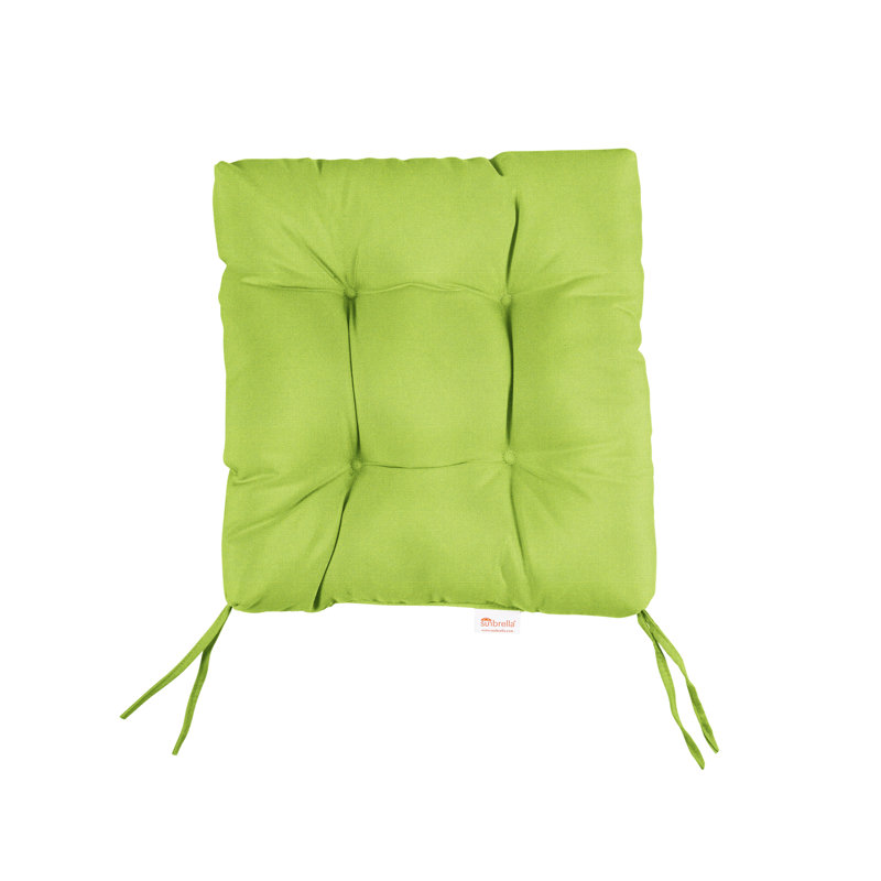 Sunbrella Outdoor 3'' Barstool Seat Cushion, 19" W x 19" D, Canvas Macaw