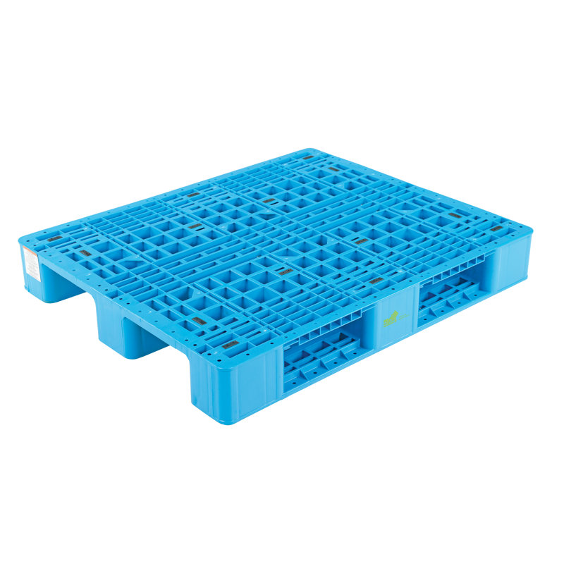 Rackable Plastic Pallet, 6.5" H x 47.12" W x 39.25" D, Blue