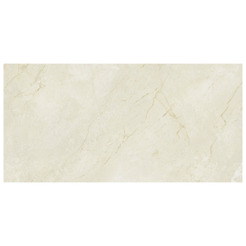 Carreau de porcelaine pour plancher et mur 11 3/4 po x 23 1/2 po Reve, Beige