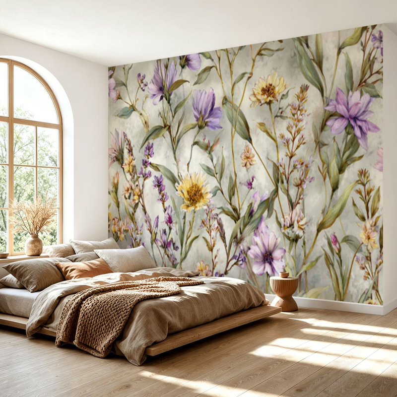 Papier peint adhésif auto-adhésif moderne pour la chambre à coucher Peel and Stick L 69 po x l 96 po