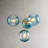 Orrhaen 4-Light Modern Sputnik Sphere Glass Bubble Chandelier-259096041-208477250