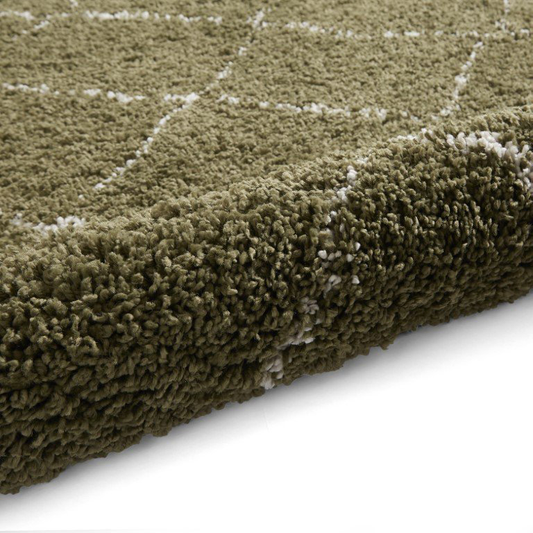 Pechler area rug Machine Woven Green, Rectangle 80 x 150cm