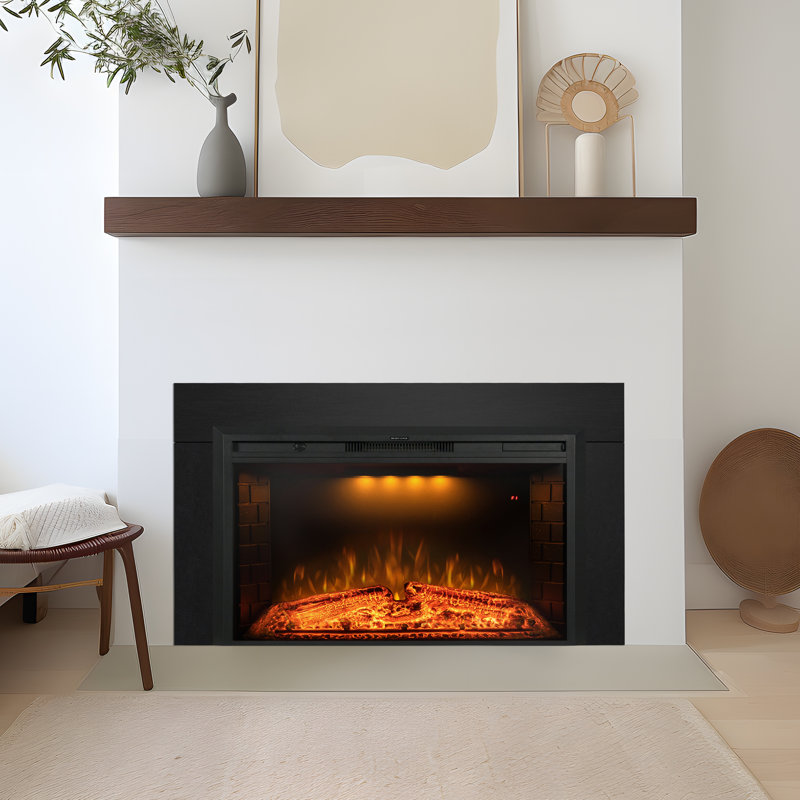 Garniture avec foyer électrique, H 26 po x l 45 po x P 8,84 po