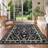 Washable Rugs Non Slip Area Rugs for Bedroom,Farmhouse Floral Carpets for Hallway,Dining Room,Bathroom,Nursery-82172132-82172135