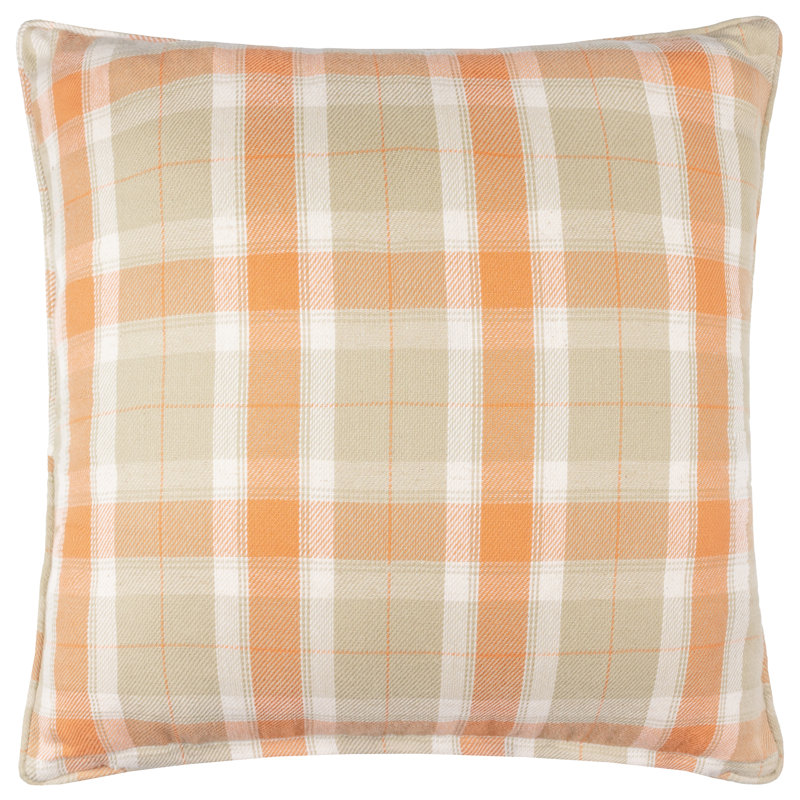 Delamere Indoor / Outdoor Floral Orange Square Cushion