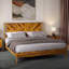 Base de lit avec tête de lit Vivian DELUXE - bois d'acacia-797625049-775379058