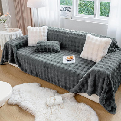 Fabric Box Cushion Sofa Slipcover