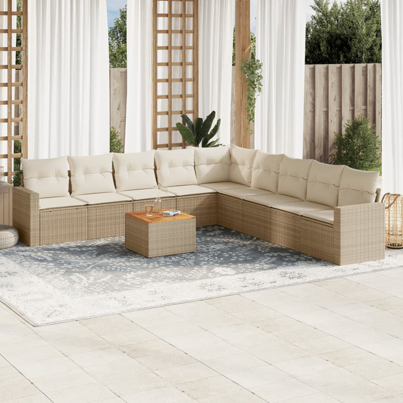 Ensemble de canapé de jardin Vidaxl