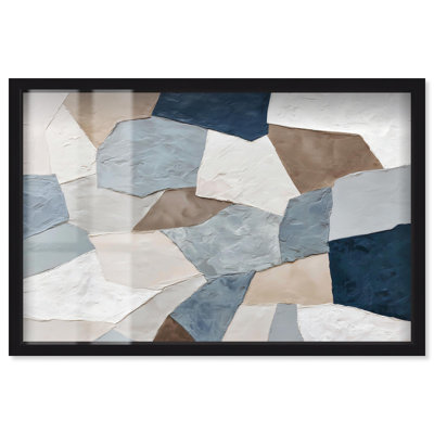 «Composition of Solids I Room Art Shadowbox Print» par Art Remedy