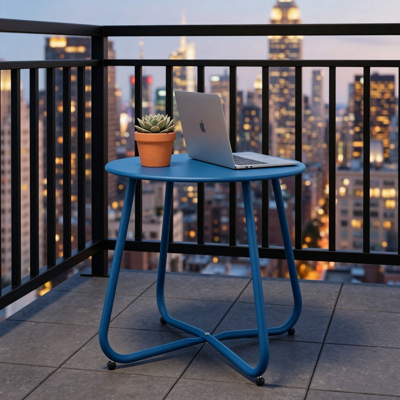 Table d'appoint 18 po, Blue