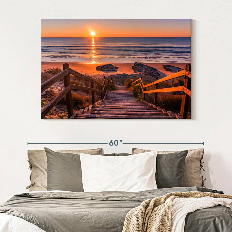 Stairs To Gillard Sunset, 34" H x 51" W