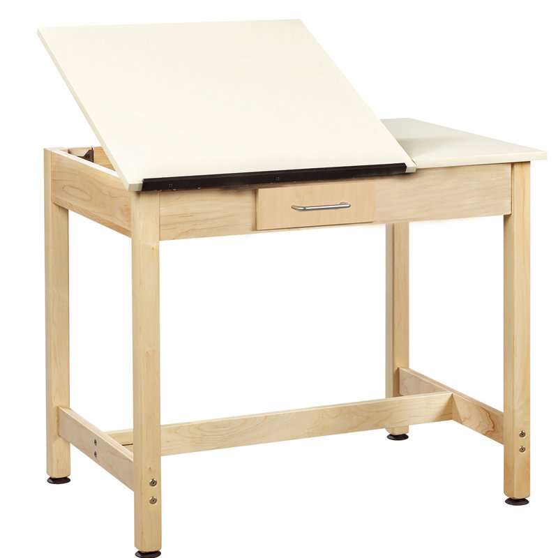 36'' Drafting Table, 37" H x 36" W x 24" D, Two Piece