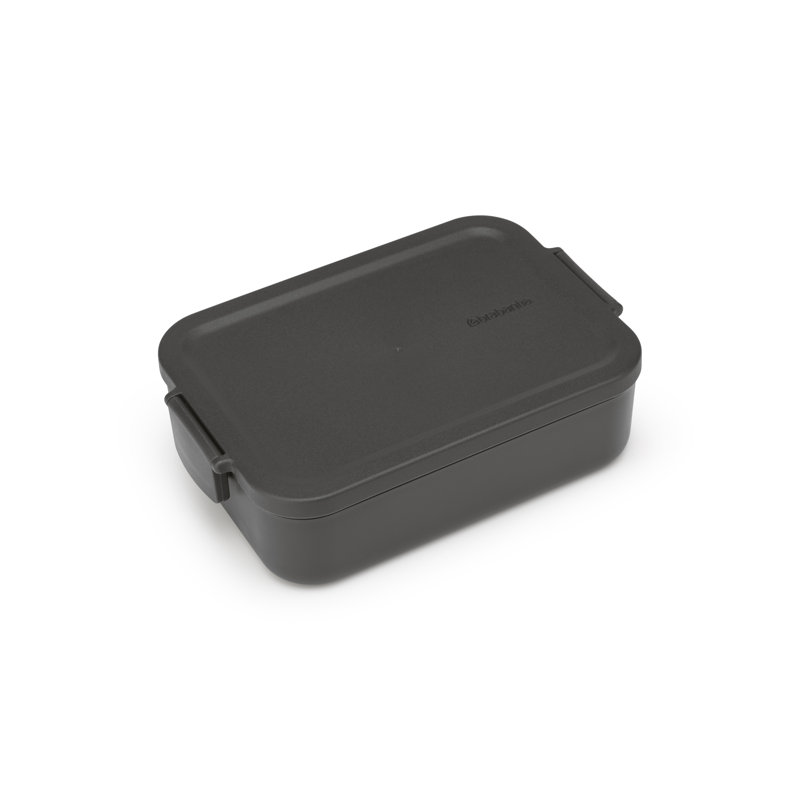 Brabantia Make & Take Lunch Box, Medium, Dark Gray