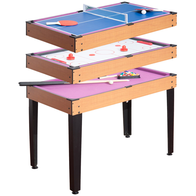 45'' L 3 Game Multi Game Table