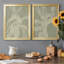 «White Ribbon on Celadon I», ensemble de 2 peintures sur toile encadrées-1370115107-1370115106
