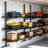 Heavy Duty Garage Wall Shelving & Shipping Container Shelving - 3-Tier Adjustable Metal Storage Rack with Hanging Shelf Brackets, No-Drill Vertical Storage for 43.3"/55.1" Frame Spacing