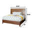 Grand lit plateforme Darrence Mario