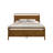 Roundhill Furniture Eldren Wood Platform Bed in Walnut Finish, Queen-123584302
