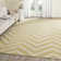 Sanyla Hand Tufted Wool Chevron Rug