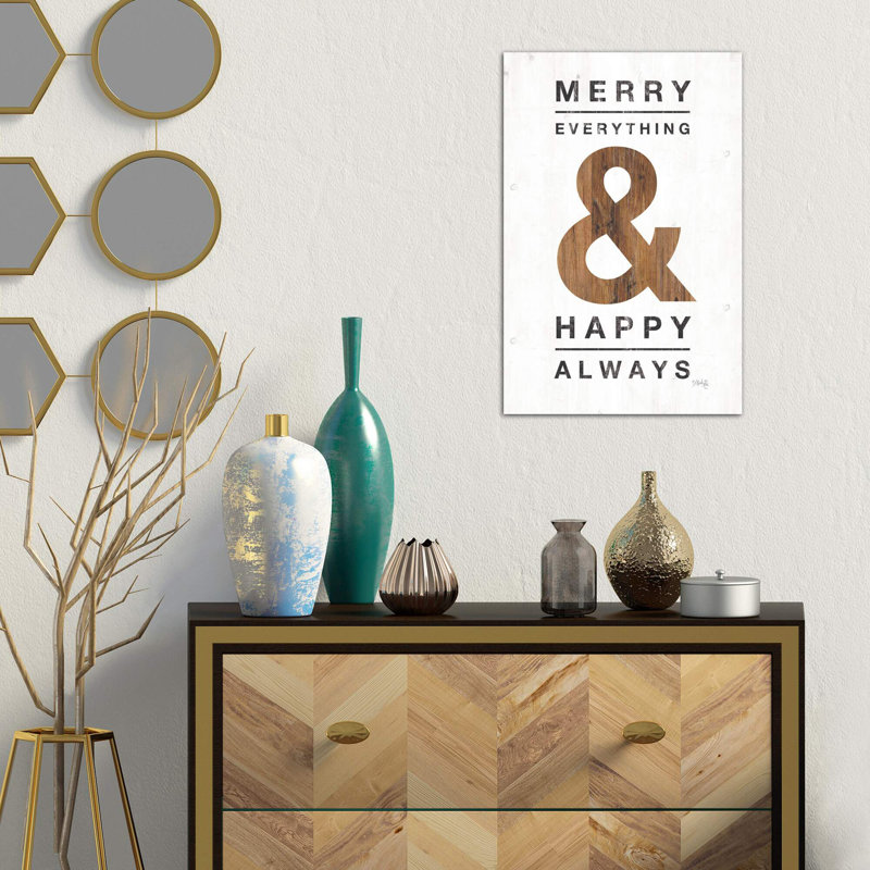 Happy Always by Marla Rae - Wrapped Canvas Print, 66.04 cm H x 45.72 cm W x 1.91 cm D
