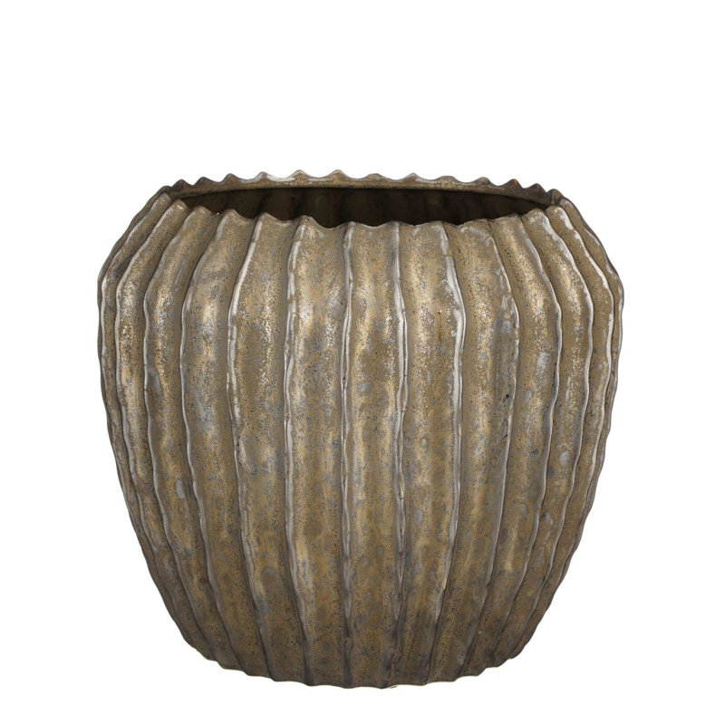 Annada Ceramic Pot Planter, 23cm H x 26cm W x 26cm D