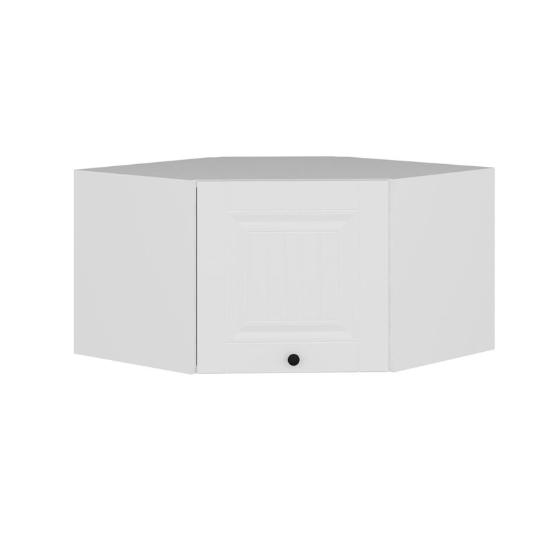 Wesa Elegant Wall Cabinet, White - 29.1 x 17.7 x 21.3 inches | 100% Melamine Coated Particle Board, Thickness: 0.7 inches | Wall-Mounted Design with Multiple Shelves for Organized Storage, Perfect for Traditional Décor