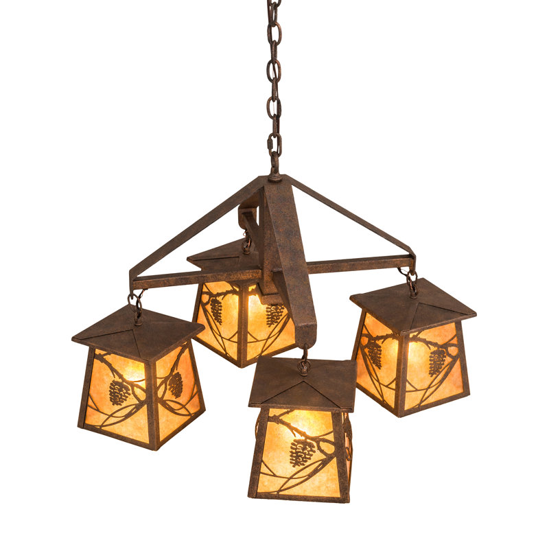 Rustic Lodge 4 - Light Chandelier