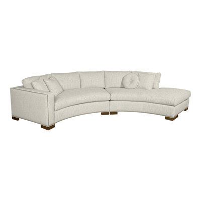 Michael Weiss 2-Piece Curved Sectional