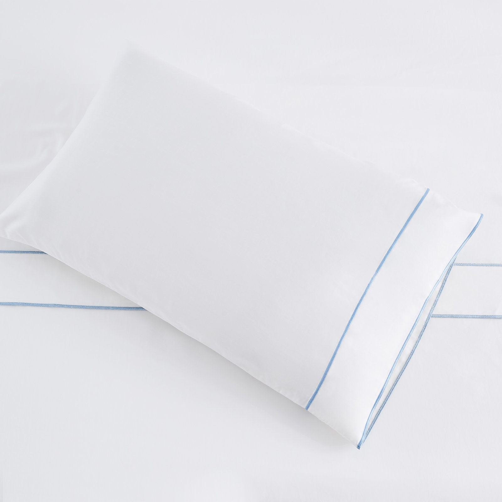 Evanston SHEET SET, Blue, Twin Sheet Set with 1 Pillowcase