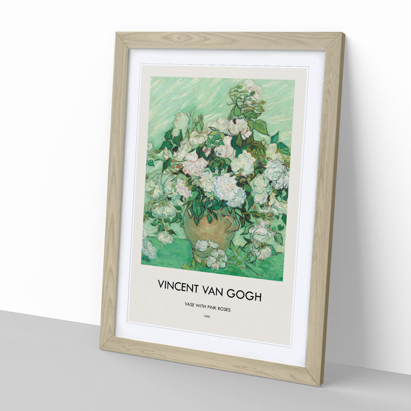 Roses Vol by Vincent Van Gogh - Picture Frame Graphic Art, 65cm H x 48cm W x 2cm D