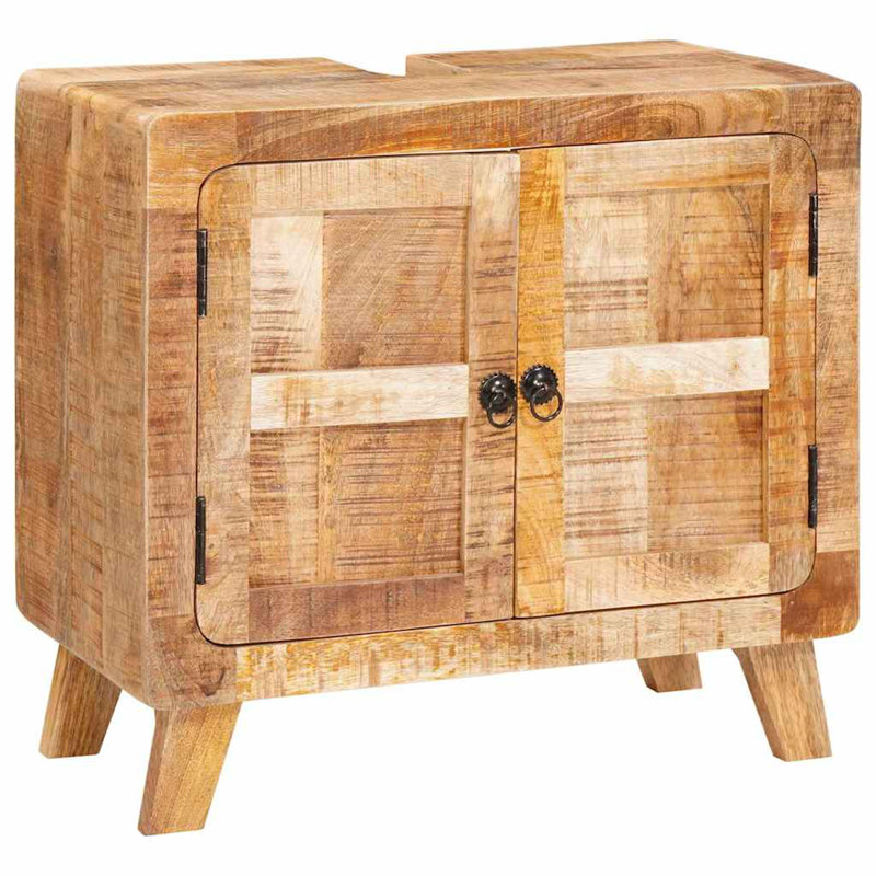 Frame Mounted Bathroom Cabinet, Natural