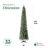 Latitude Run® Rotating Tree Stand Base w/Stanley Skinny Pencil Christmas Tree