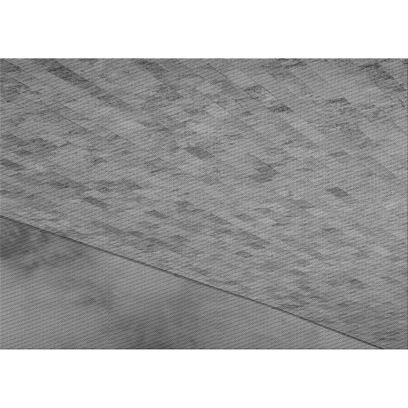 Tapis gris tissé à la machine, Rectangle 2 pi x 3 pi