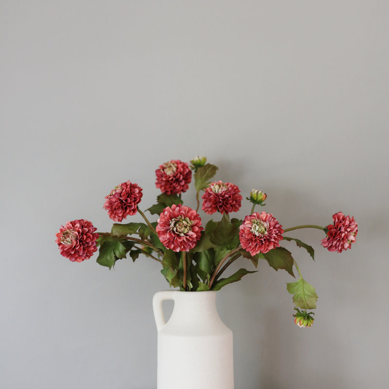 Dahlia Faux Floral, Mauve