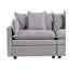 Canapé modulaire moderne en forme de L avec méridienne convertible Comfy Cloud Canapé modulaire profond avec repose-pieds pour le salon-2143458570