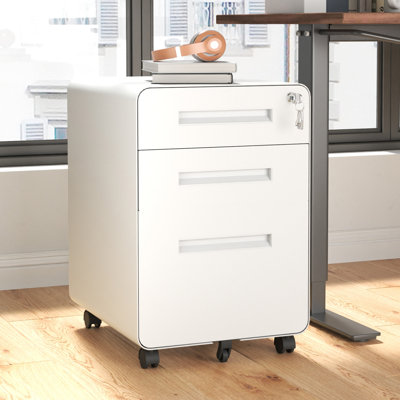 40cm Wide 3 -Drawer File Cabinet