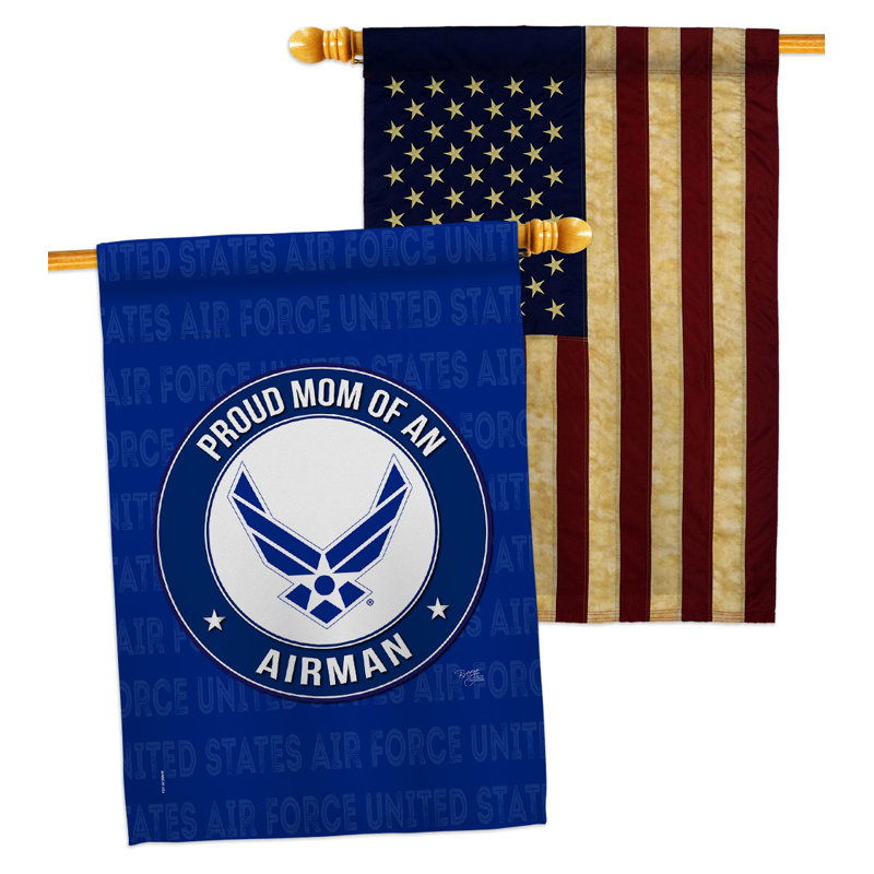 Double Sided 40'' H x 28'' W Polyester House Flag